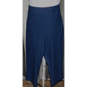 NWT Terra & Sky size 3x slinky stretch blend capris elastic waist plus size NEW